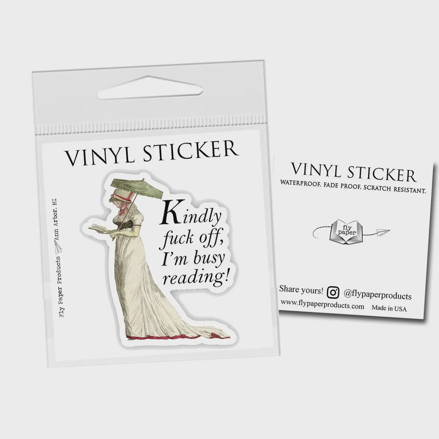 Kindly F Off Sticker
