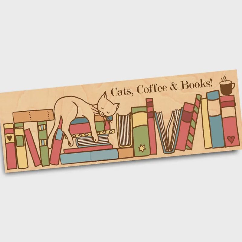 Wooden Literary Bookmark
