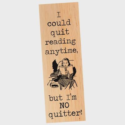 Wooden Literary Bookmark