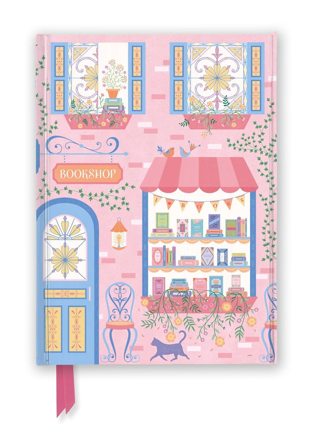 Jenny Zemanek: The Bookshop (Foiled Journal) (Flame Tree Notebooks)