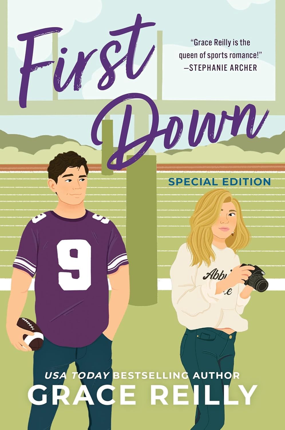 First Down: A Fake Dating Sports Romance (Beyond the Play Book 1)