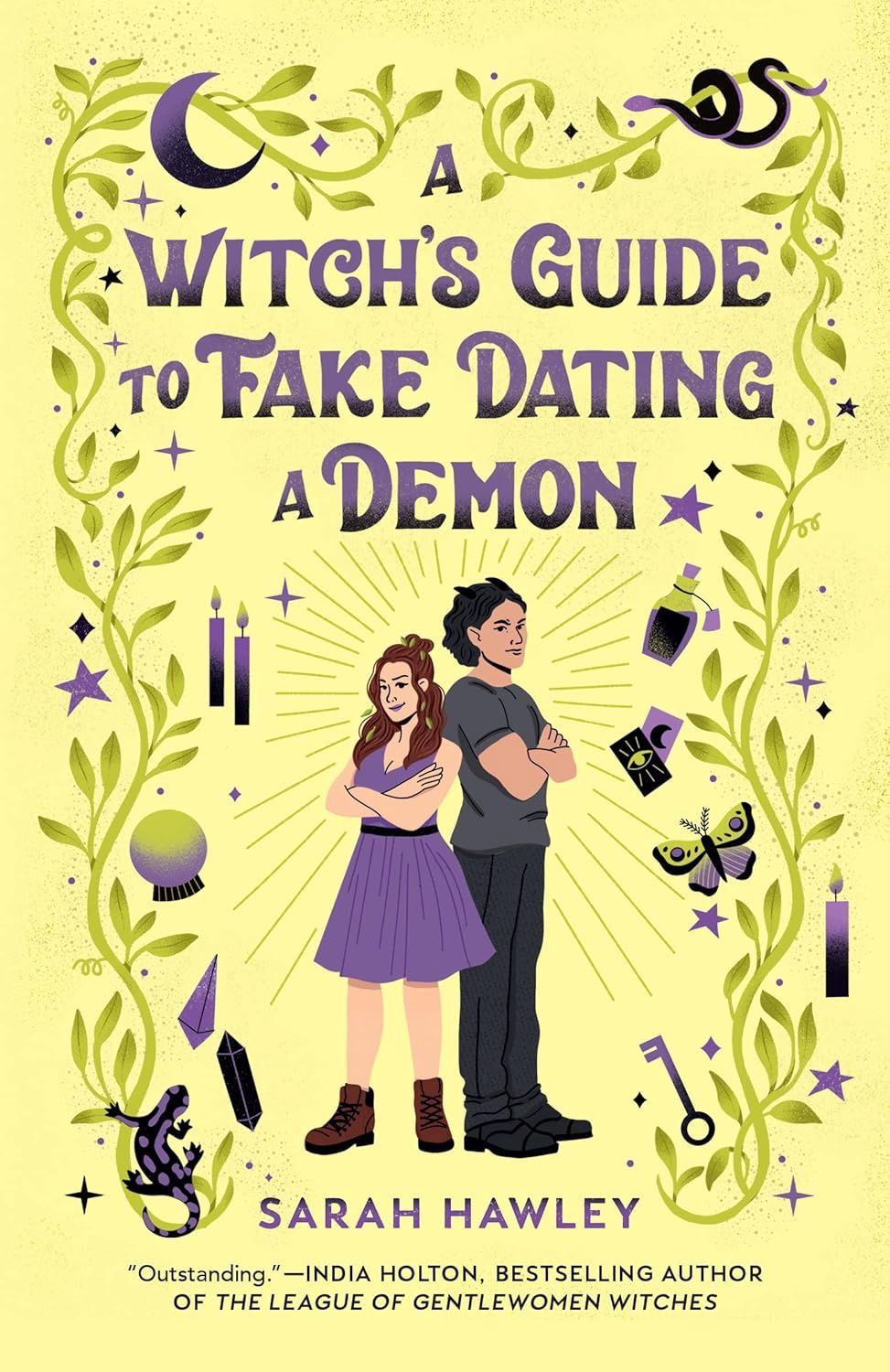 A Witch&#39;s Guide to Fake Dating a Demon (Glimmer Falls Book 1)