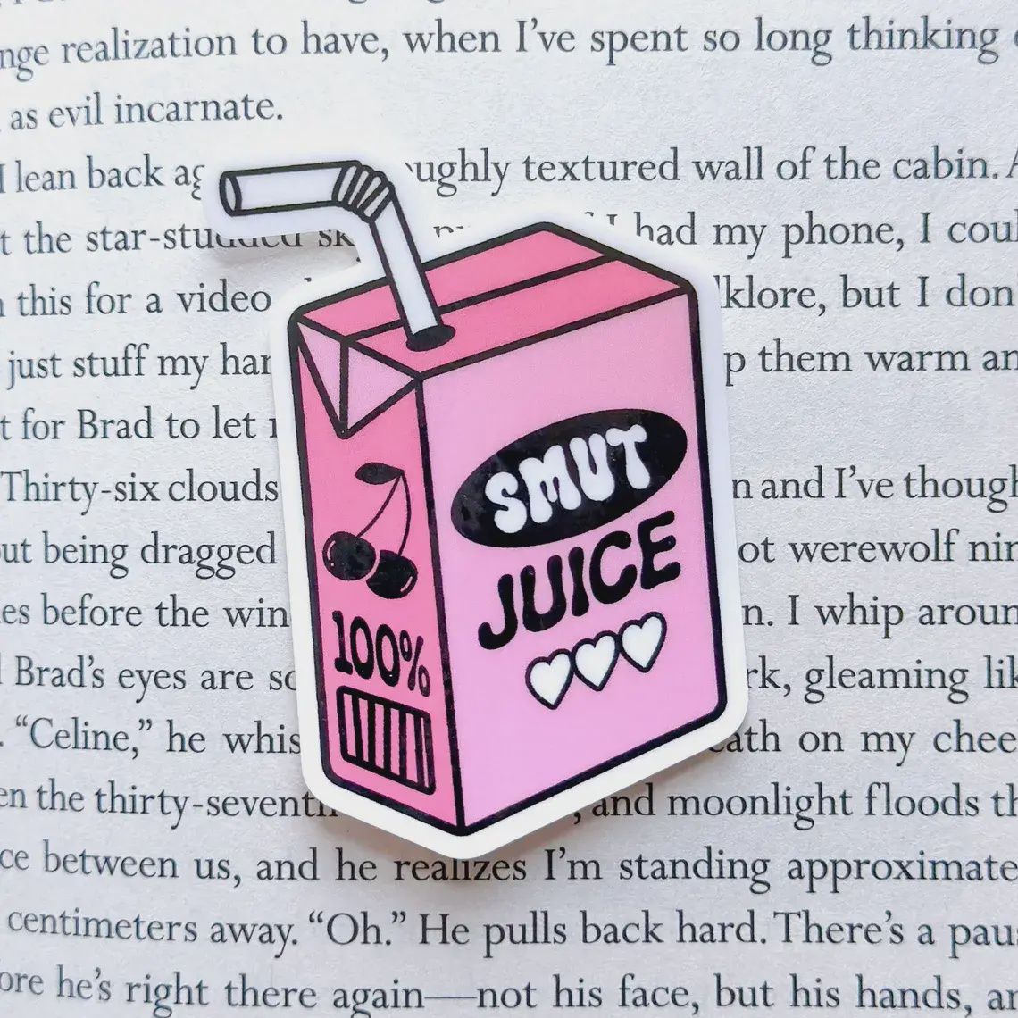Smut Juice Box Book Sticker