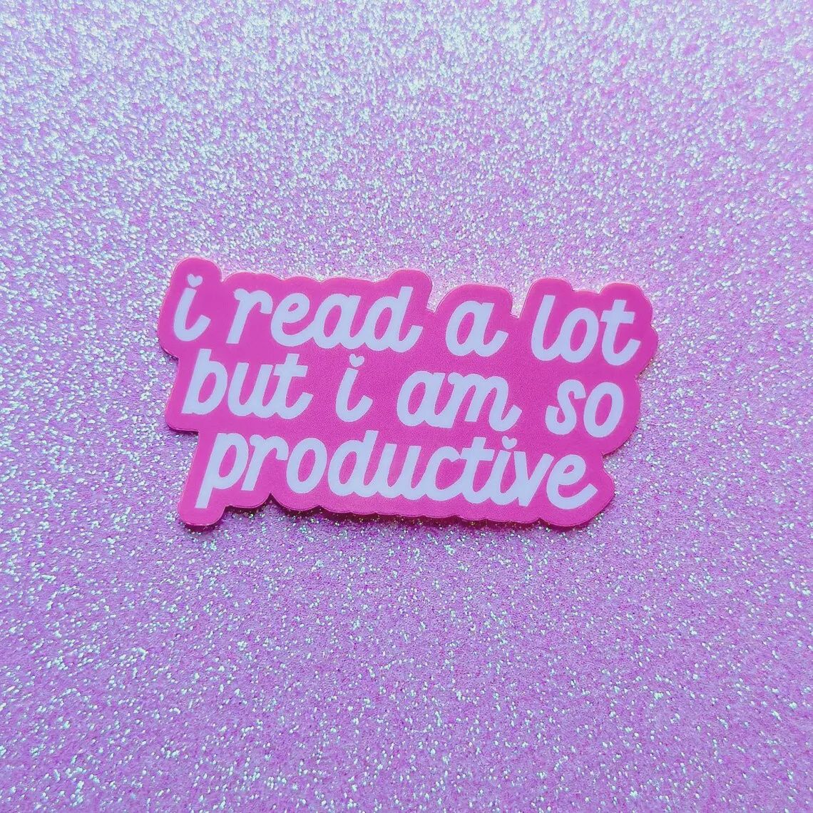 I Read A Lot, But I&#39;m So Productive Kindle Book Sticker