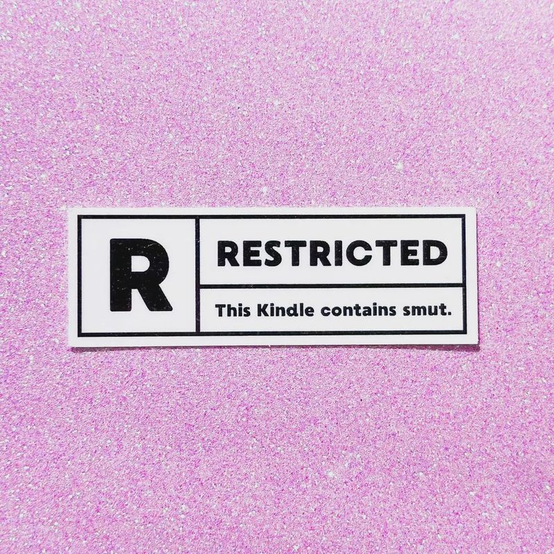 This Kindle Contains Smut Kindle Book Sticker