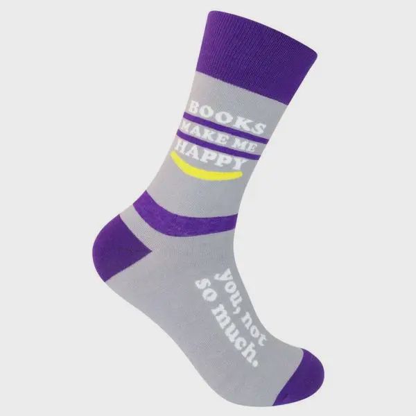 Socks by Funatic, Variant: Books Make Me Happy