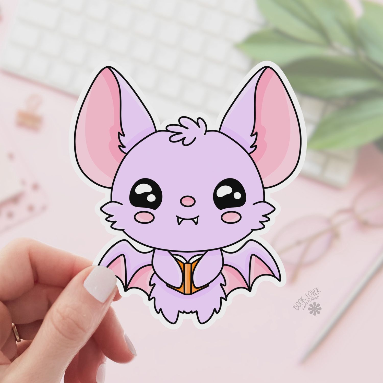 Bat Bookish Stickers / Bookish Stickers / Book Lover Gift