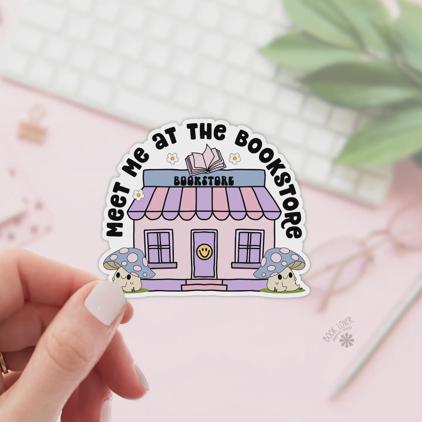 Meet Me At the Bookstore Sticker / Bookish Stickers