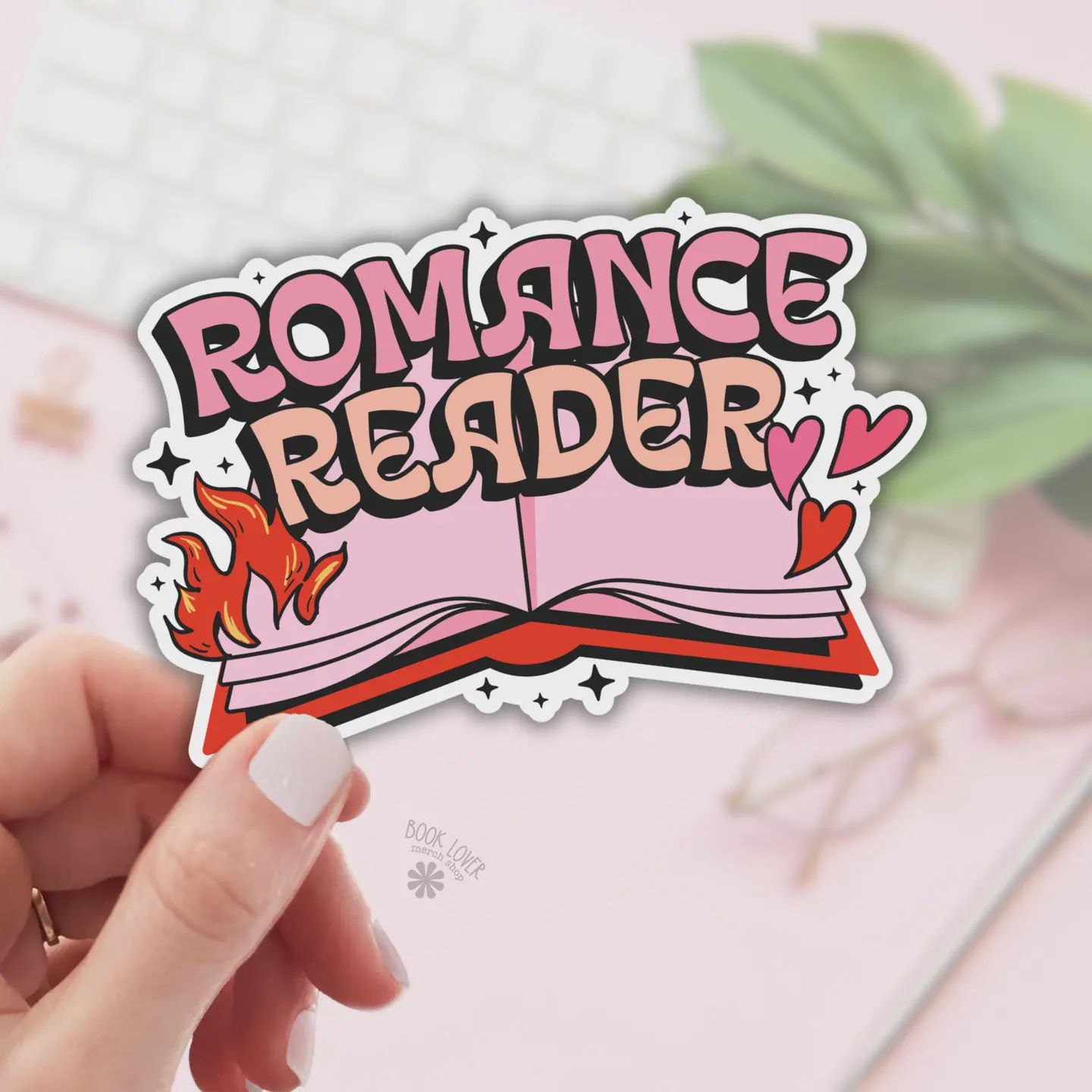 Romance Reader Stickers / Bookish Merch For Book Lover