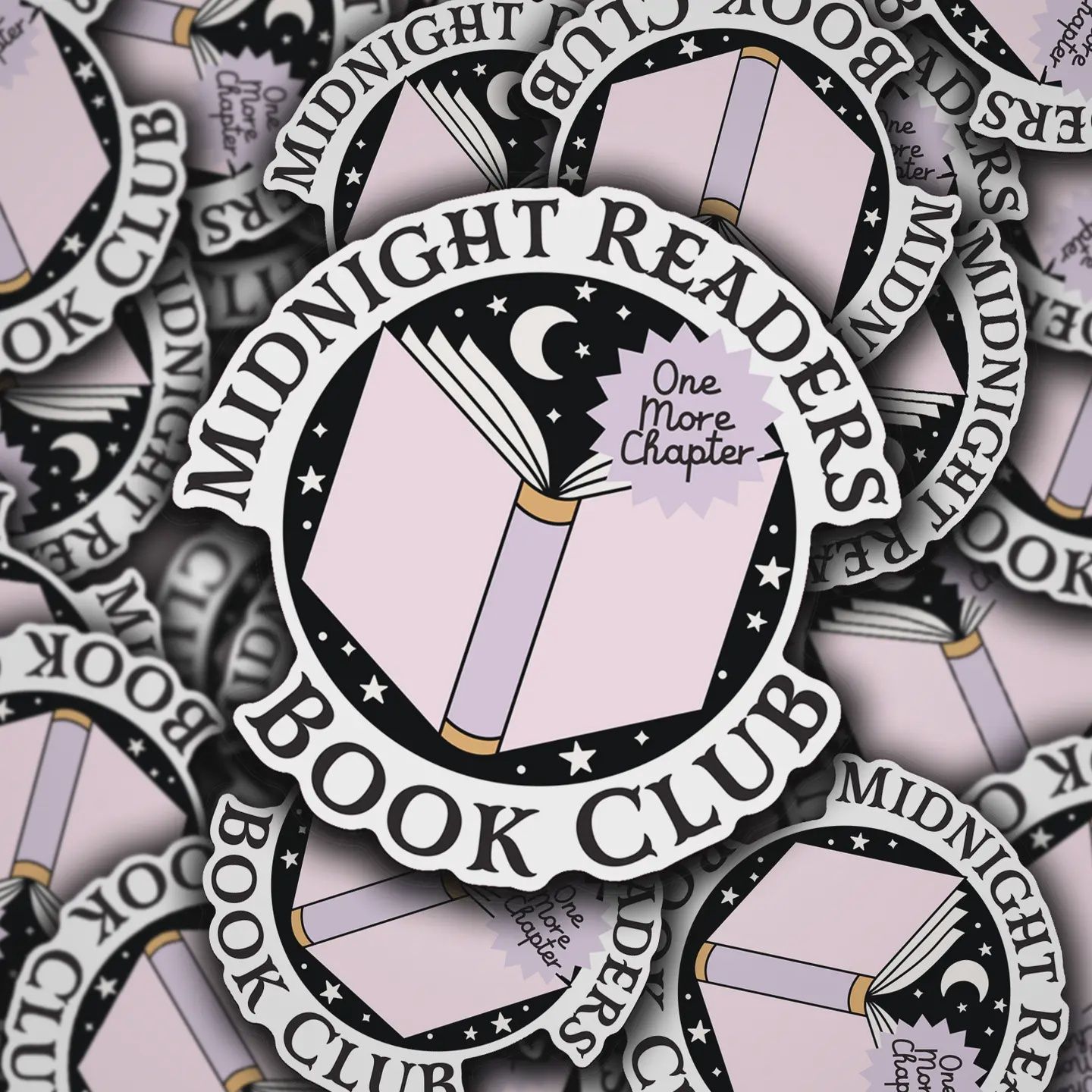 Midnight Readers Book Club Sticker