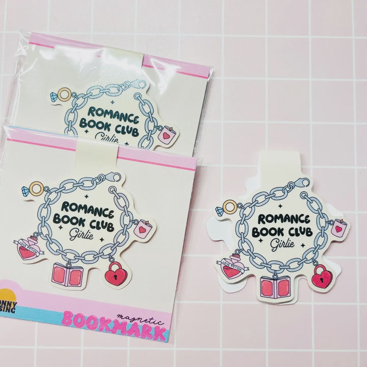 Romance Book Club Magnetic Bookmark