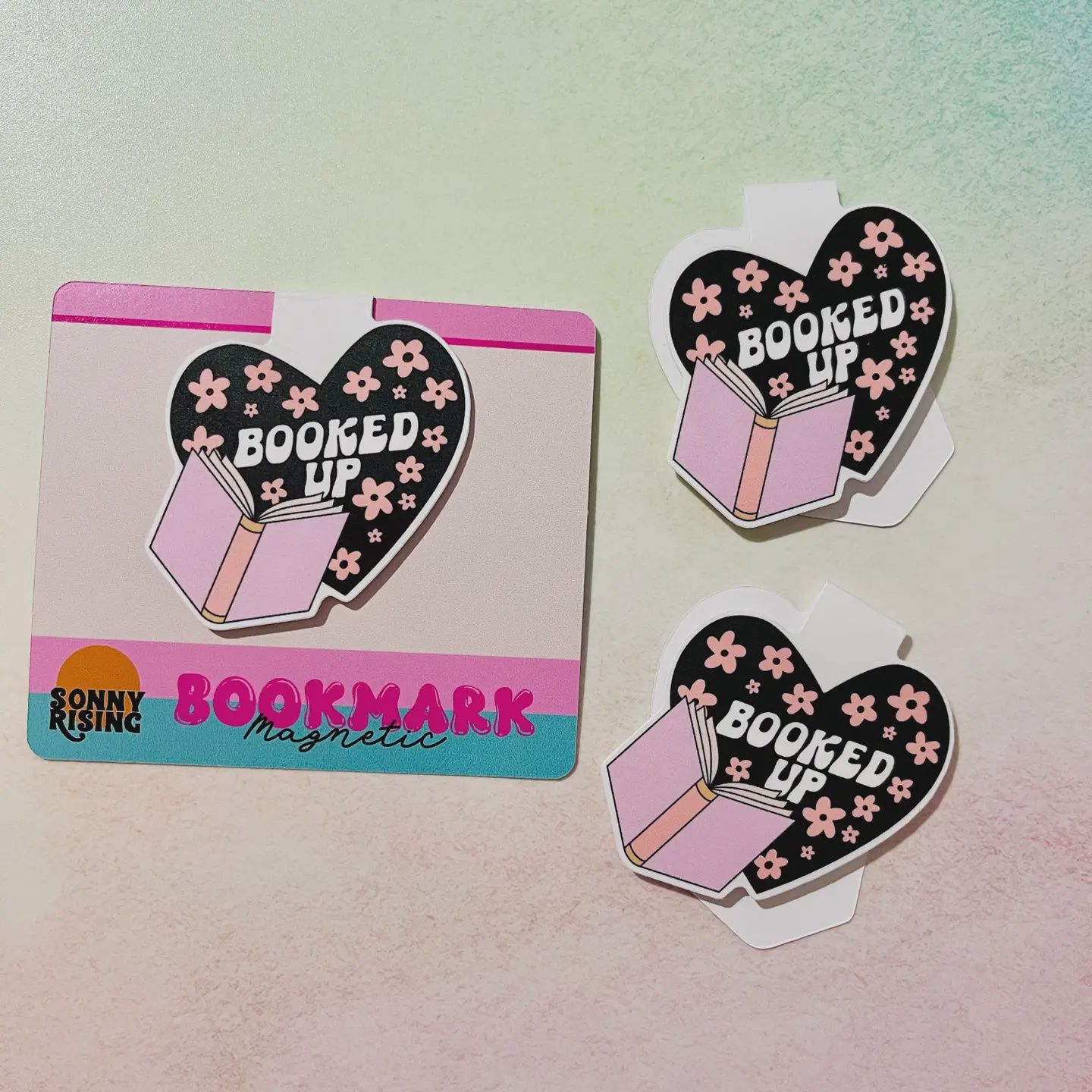 Booked Up Magnetic Bookmark