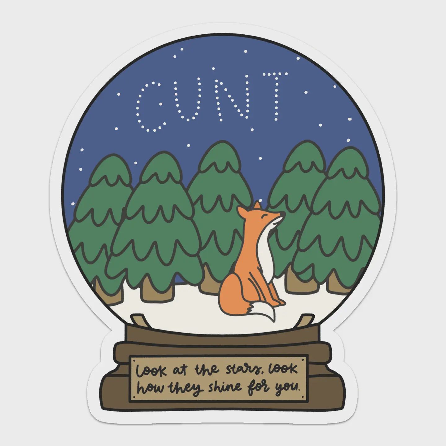 Look at the Stars Sticker