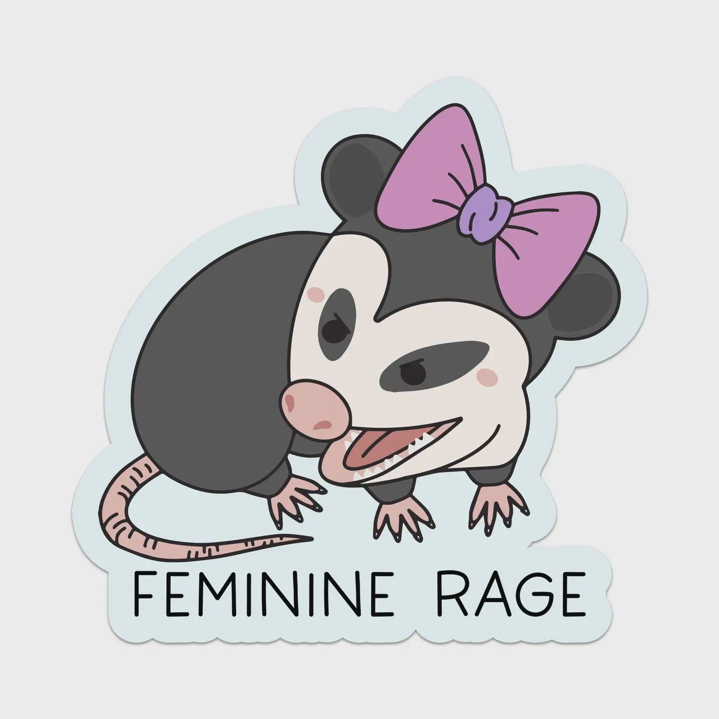 Feminine Rage Sticker