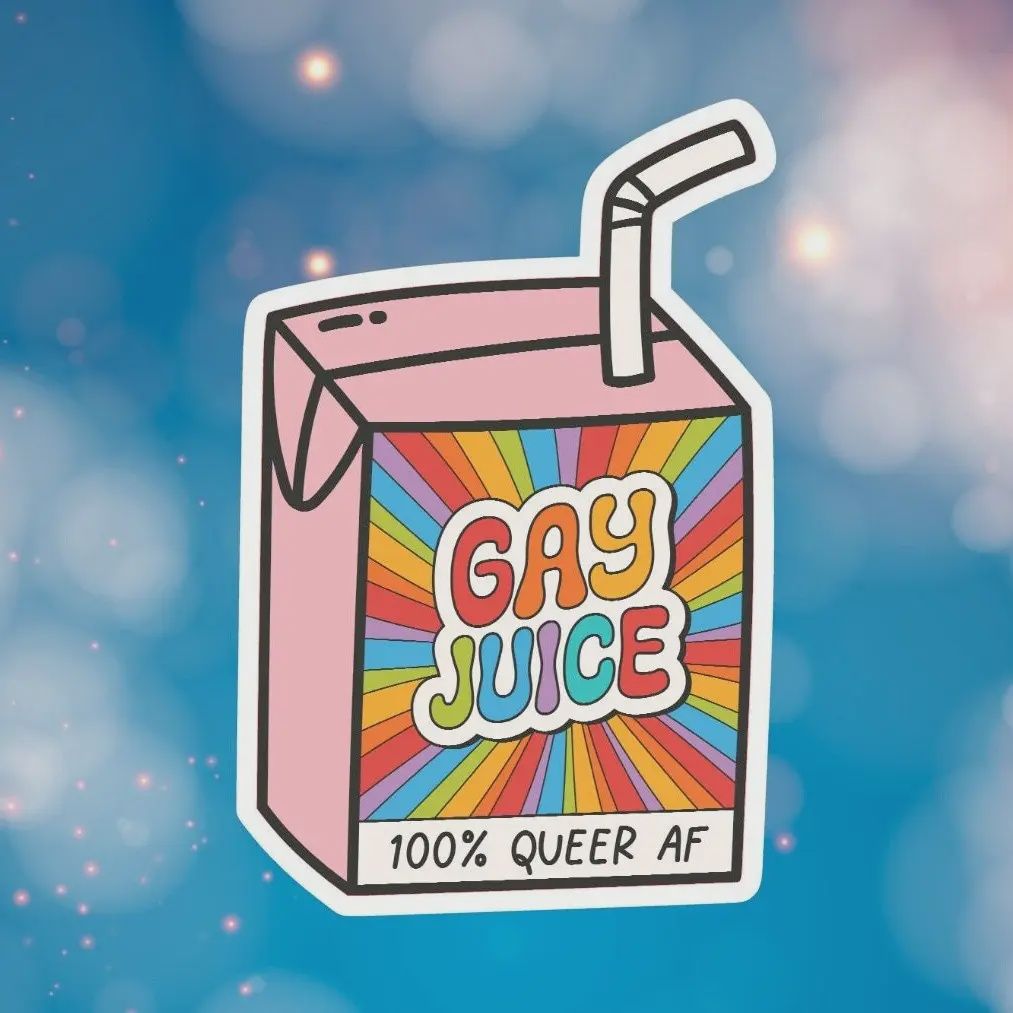 Gay Juice Sticker
