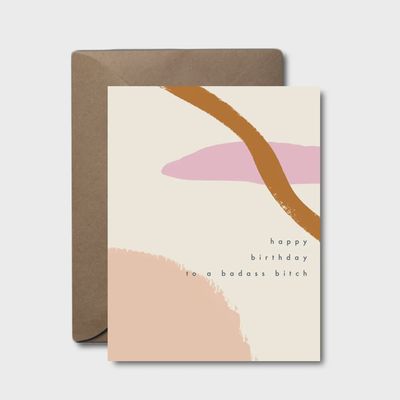 Badass Bitch Card