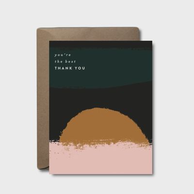 You&#39;re the Best Thank You Card
