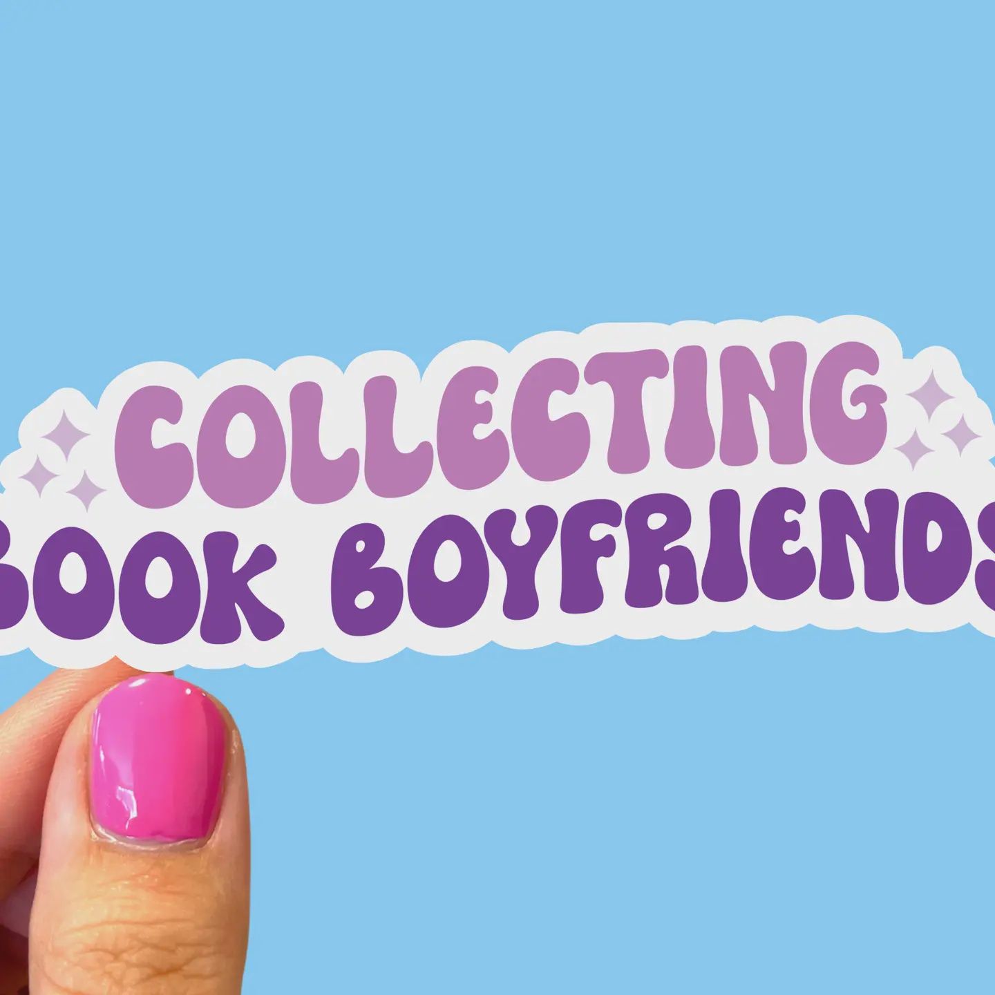 Collecting Book Boyfriends Sticker