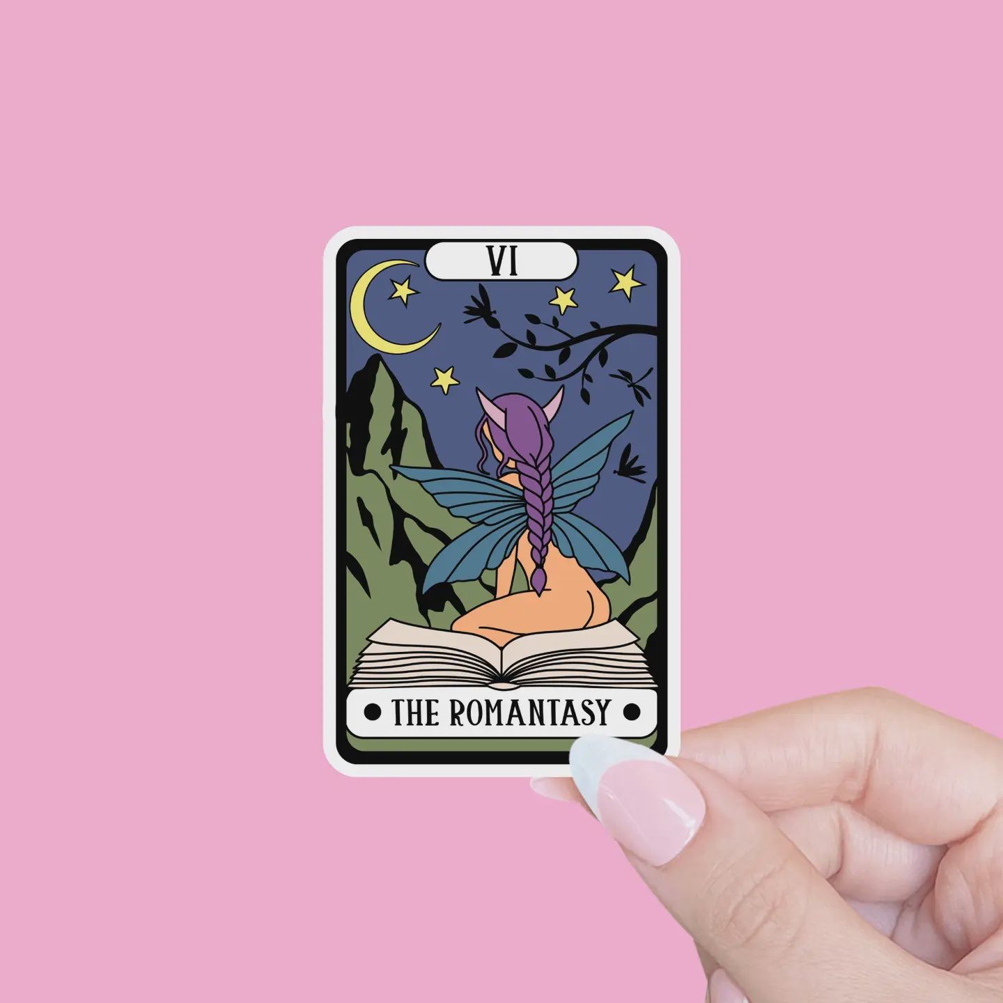 The Romantasy Tarot Card Sticker