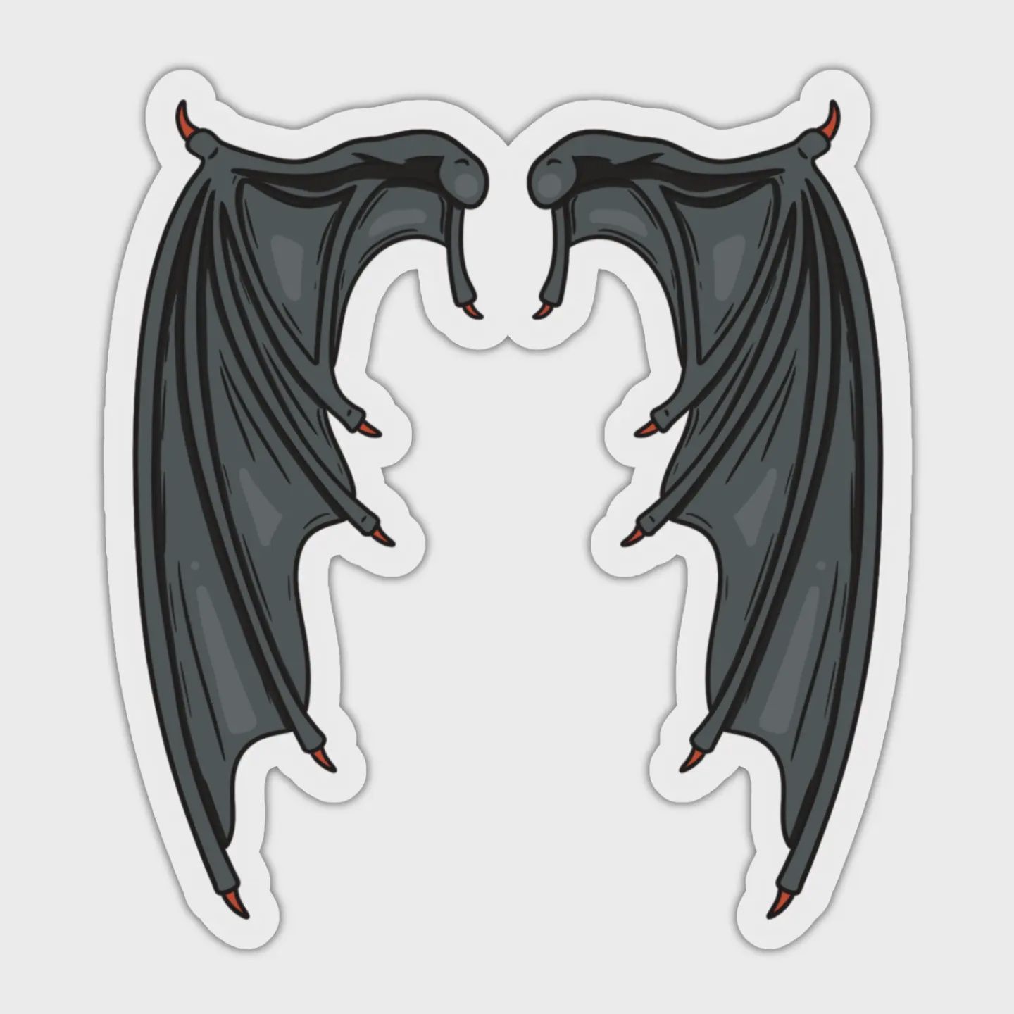 Dark Fantasy Wings Sticker