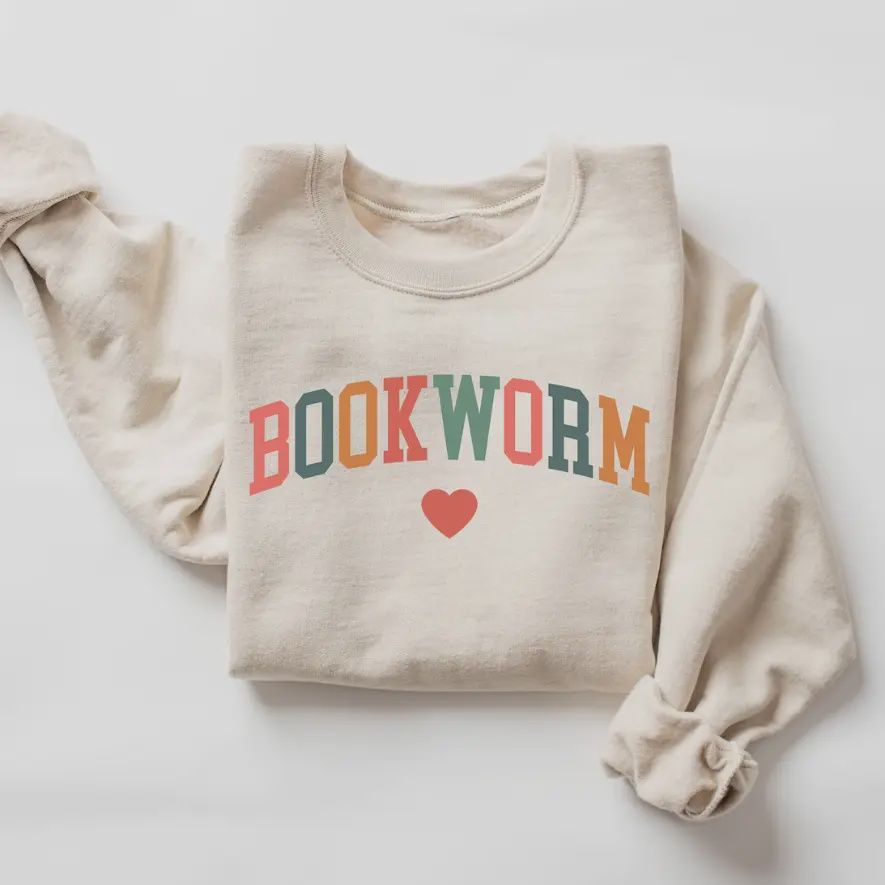 Bookworm Reading Sweatshirt