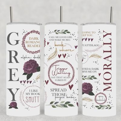 Morally Grey Characters Dark Romance Book Lover Tumbler