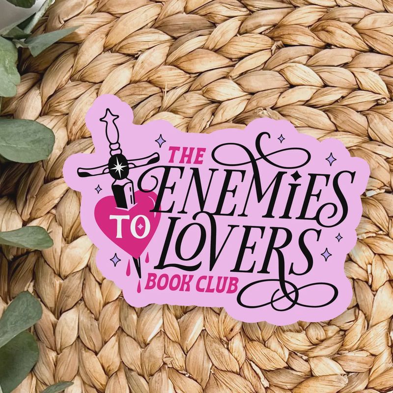 The Enemies to Lovers Book Club Sticker