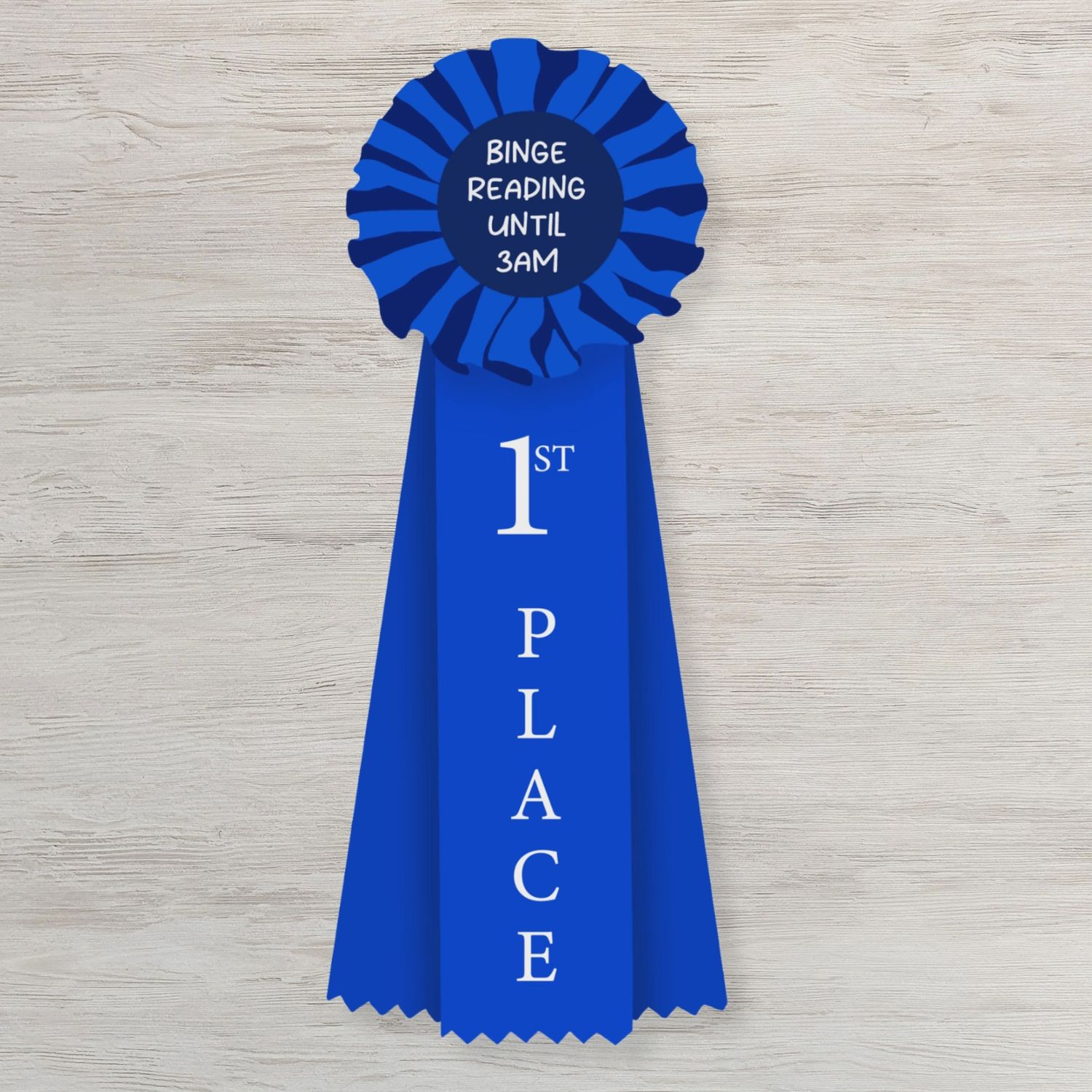 Binge Reader Ribbon Bookmark (Die Cut)