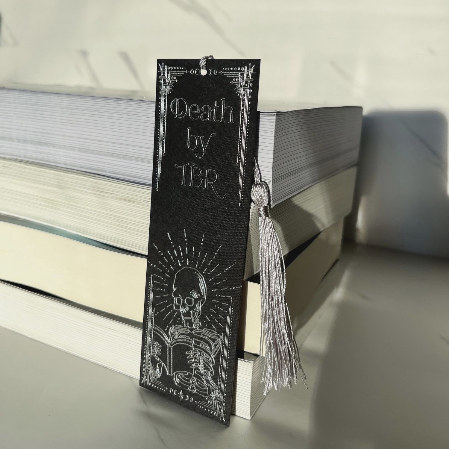Death By Tbr Holographic Bookmark