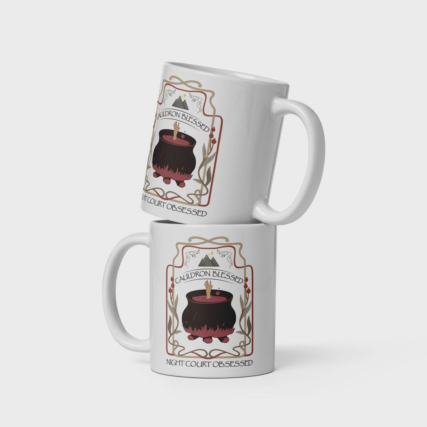 Cauldron Blessed Night Court Obsessed Acotar Mug | Officially Licensed Sjm Merch