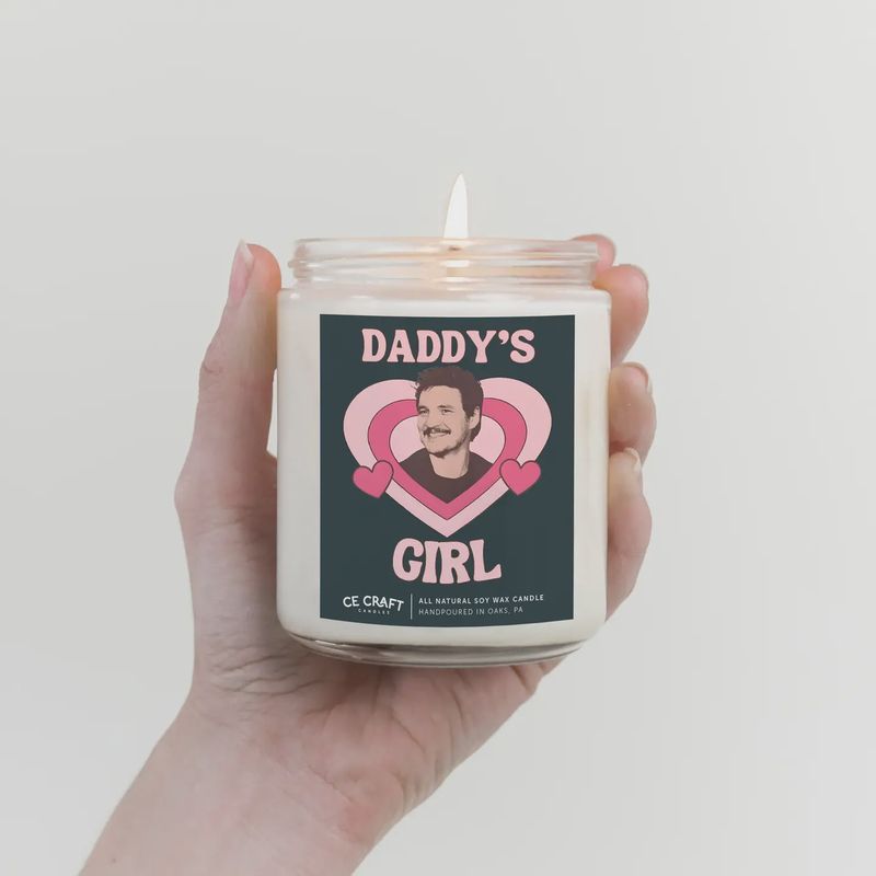 Pedro Pascal Daddy's Girl Candles