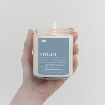 Violet Scented Candle - Fourth Wing Inspired Candles