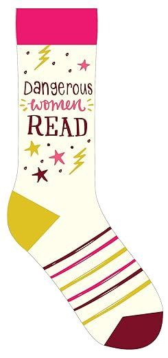 DANGEROUS WOMEN READ SOCKS
