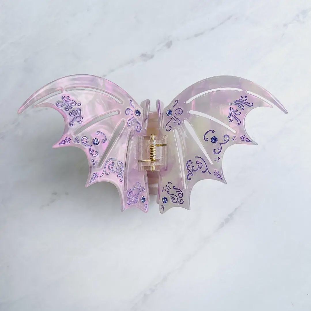 Bat Boys Hair Claw Clip - Pastel Violet | Fantasy Gifts