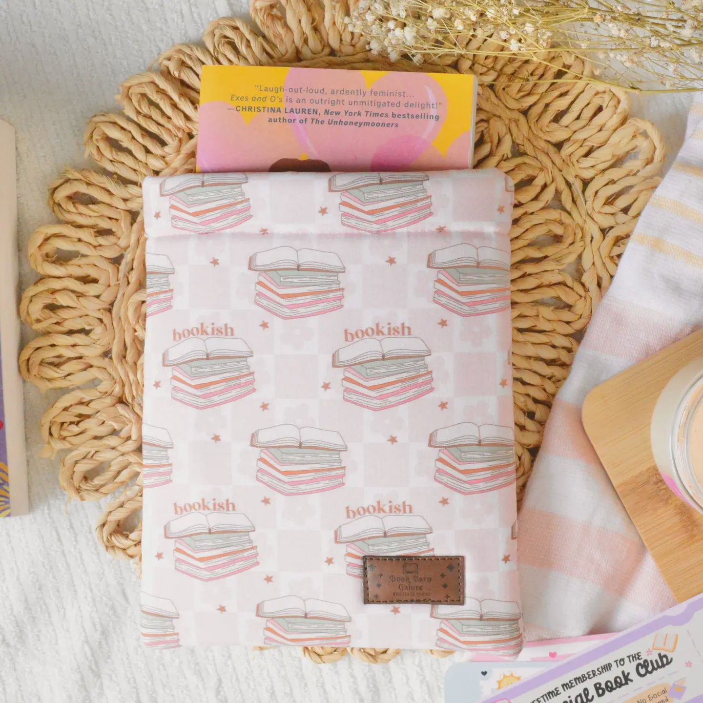 Checkered Readers Book Sleeve