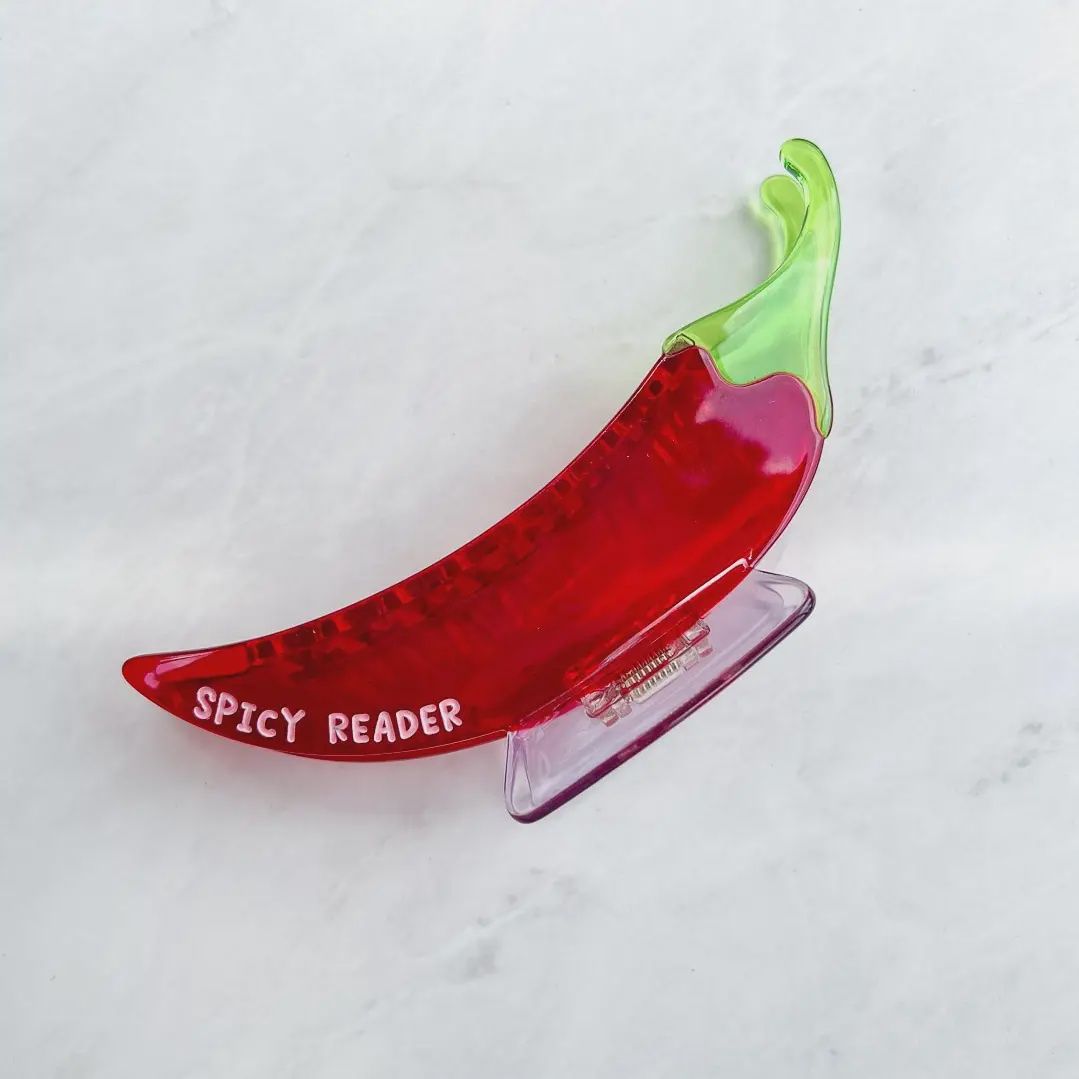 Spicy Reader Clear Hair Claw Clip | Hair Accessories