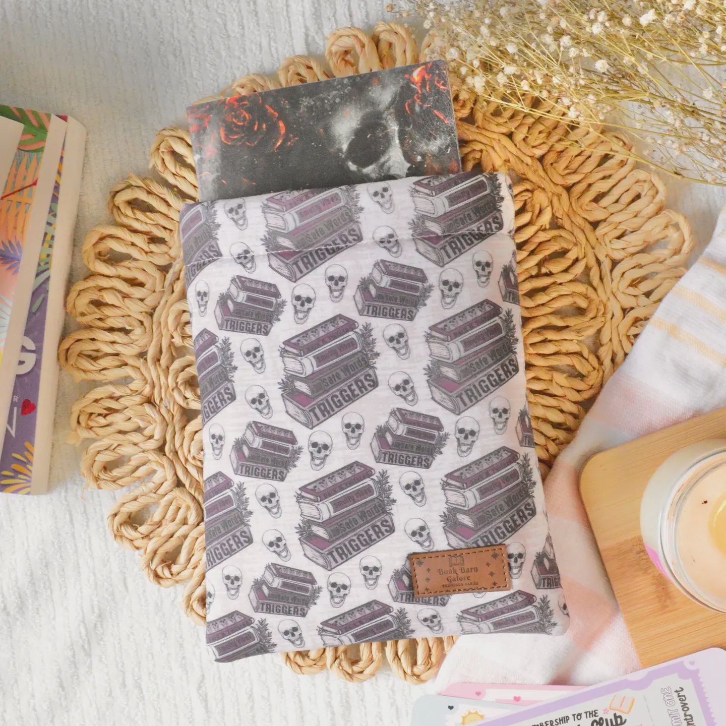 Dark Romance Reader Book Sleeve