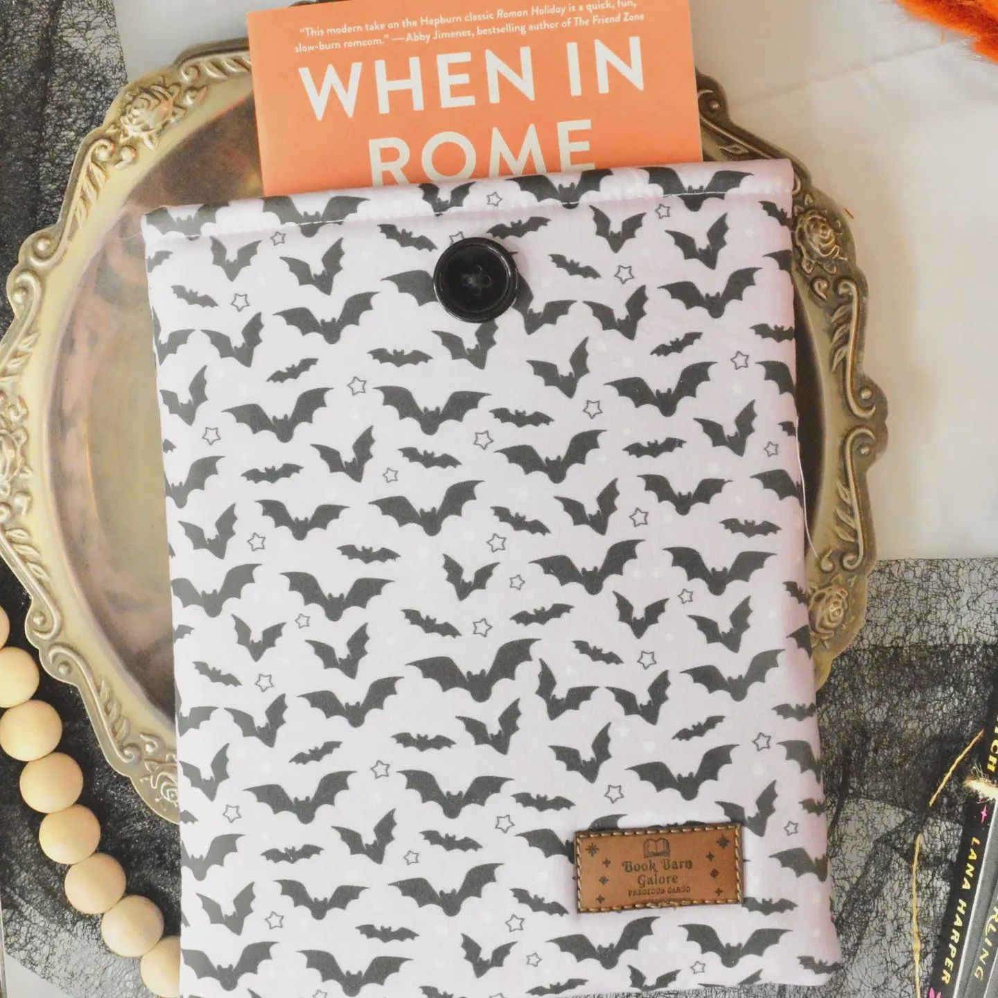 Lavender Bats Book Sleeve