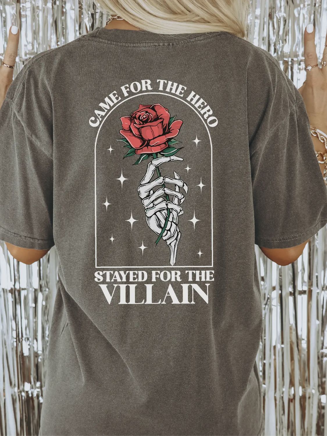 Came For The Hero Unisex T-shirt | Bookish | Pepper (Grey)