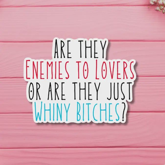 Are They Enemies to Lovers of Are They Just Whiny Bitches?