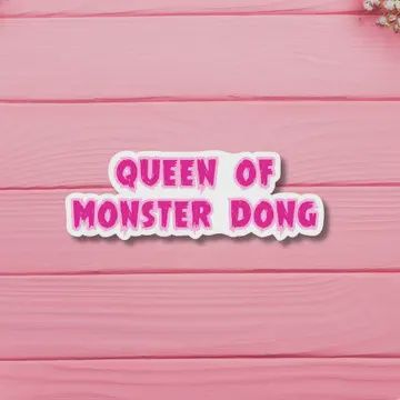 Queen of Monster Dong Glass Tumbler