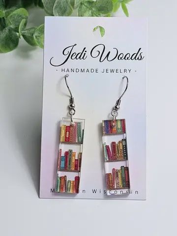 Bookish Earring Dangles