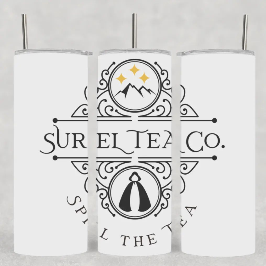 ACOTAR Suriel Tea Company Romance SJM Bookish Tumbler