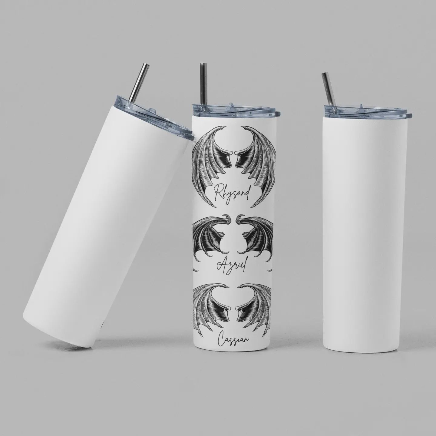 ACOTAR Bat Boys Fantasy Inspired Bookish Tumbler
