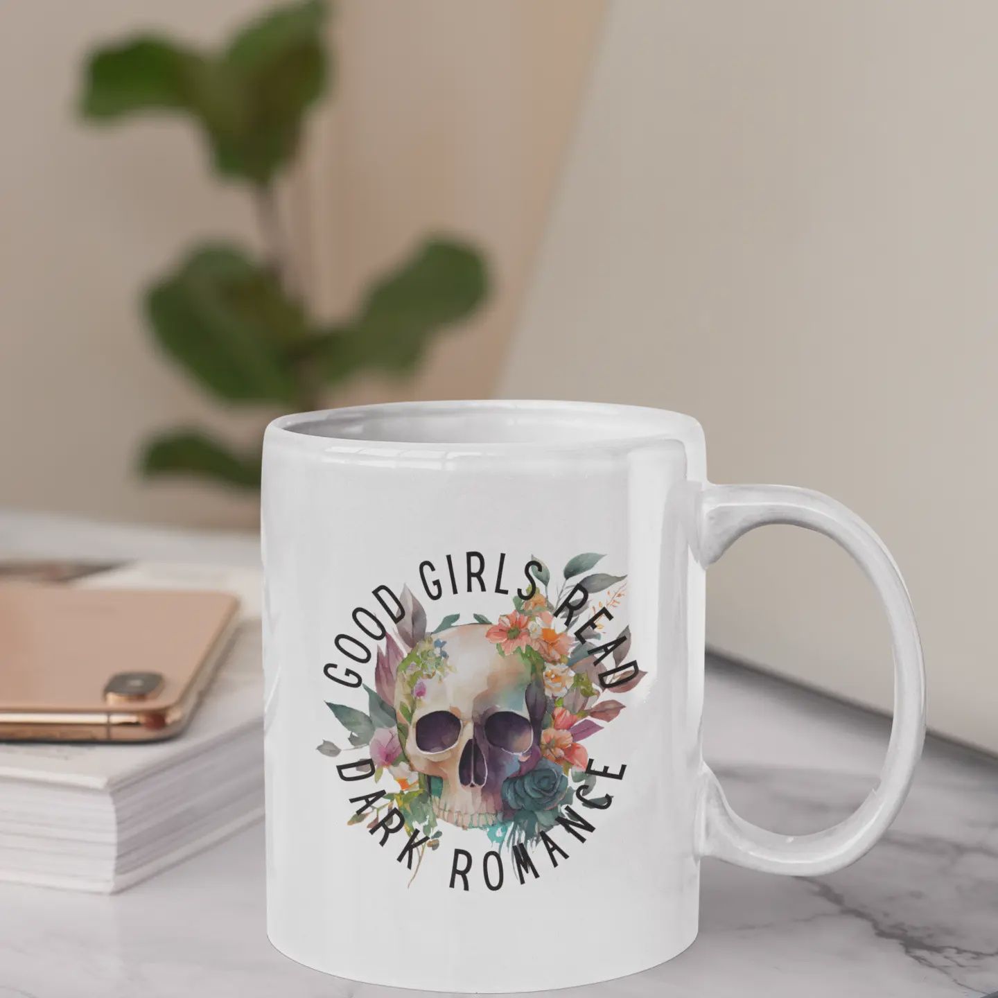 Good Girls Read Dark Romance - Bookish - Ceramic Mug - 15oz