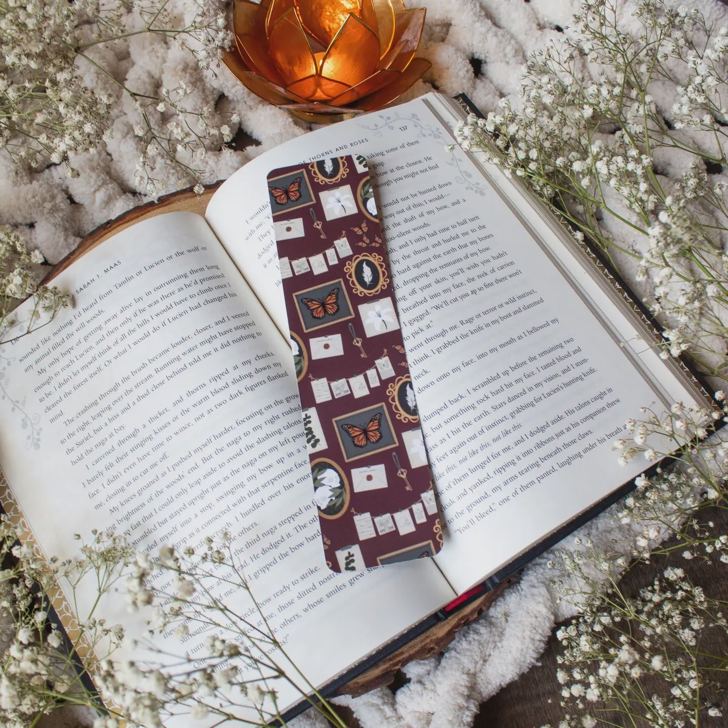 Dark Academia 2x8 Bookmark | Glossy