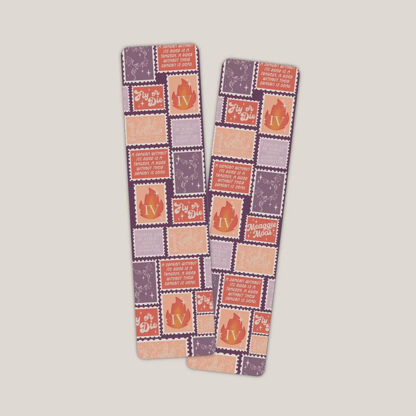 Fourth Wing Stamps Bookmark