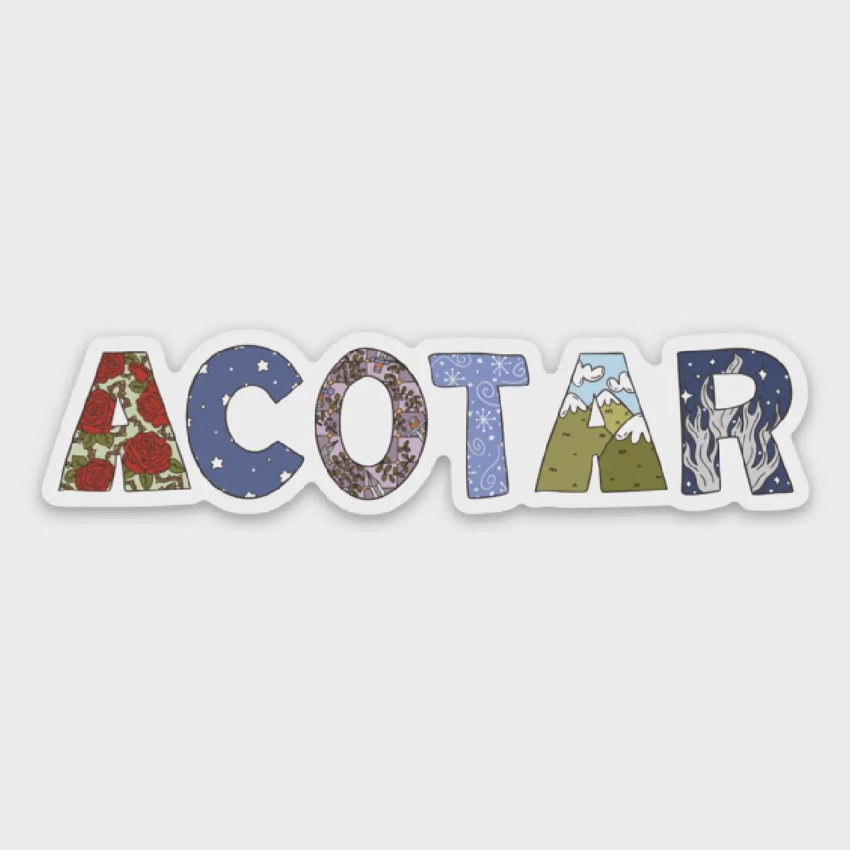 ACOTAR Die Cut Sticker