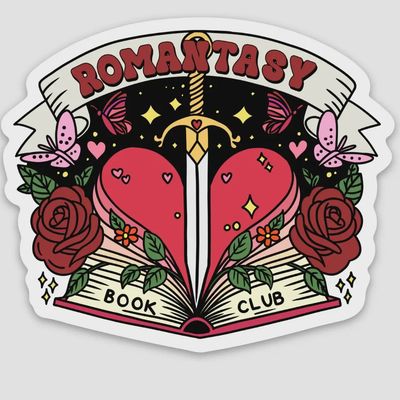 Romantasy Book Club Die Cut Sticker