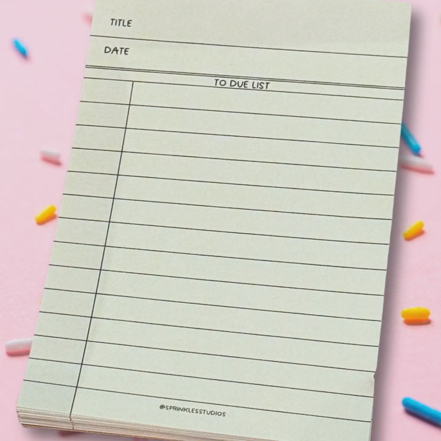 To Due List Notepad